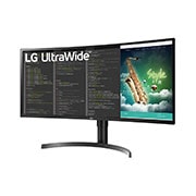 LG 35'' Curved UltraWide QHD HDR Monitor with FreeSync™, 35WN65C-B