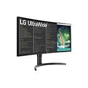 LG 35'' Curved UltraWide QHD HDR Monitor with FreeSync™, 35WN65C-B