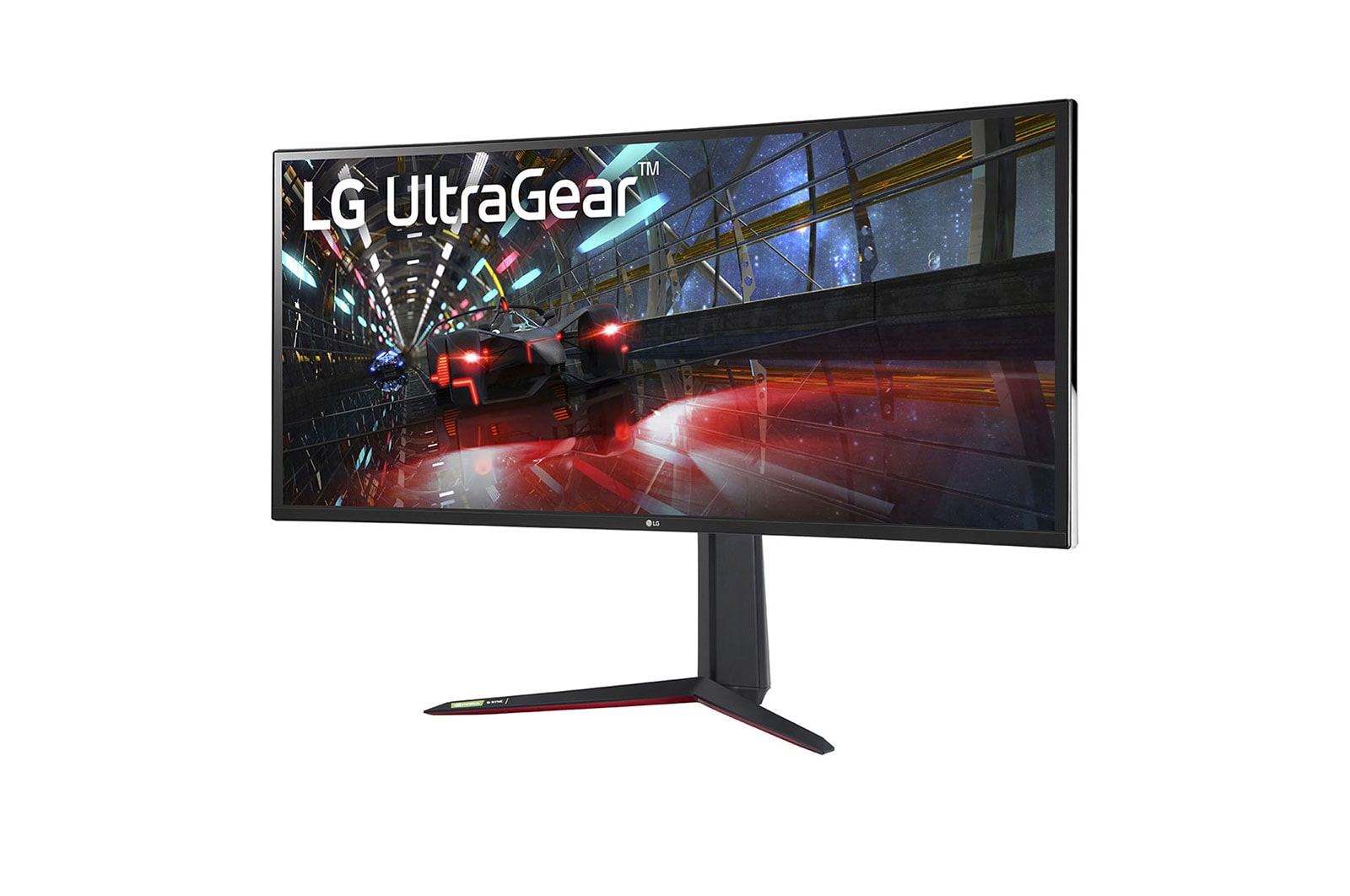 LG 38” UltraGear Curved WQHD+ Nano IPS 1ms 144Hz HDR 600 Monitor with G-SYNC® Compatibility, 38GN950-B