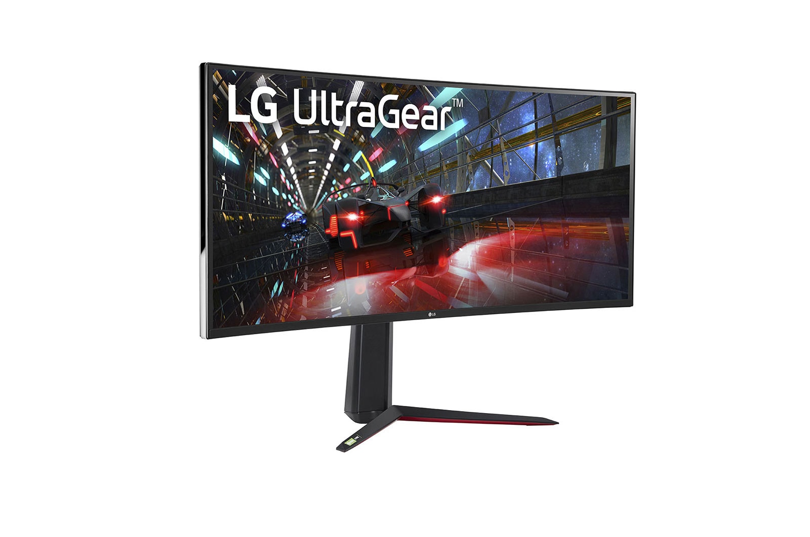 LG 38” UltraGear Curved WQHD+ Nano IPS 1ms 144Hz HDR 600 Monitor with G-SYNC® Compatibility, 38GN950-B
