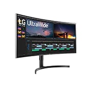 LG 38" UltraWide™ QHD+ (3840 x 1600) Curved HDR IPS Monitor, 38WN75C-B