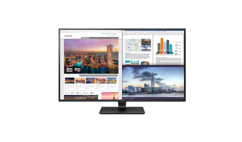 LG 43" Class 4K UHD IPS LED Monitor (42.5" Diagonal), 43UD79-B