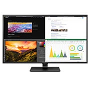 Front view of 42.5-inch 4K UHD IPS Monitor 43UN700-B