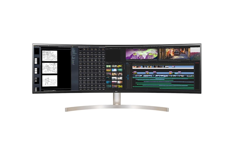 LG 49" Class 32:9 UltraWide® Dual QHD IPS Curved LED Monitor (49" Diagonal), 49WL95C-W