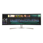 LG 49" Class 32:9 UltraWide® Dual QHD IPS Curved LED Monitor (49" Diagonal), 49WL95C-W