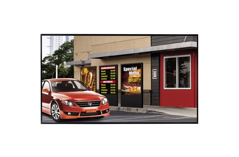 Front view of 55&#34; 3000 nits  FHD  High Brightness Open-Frame 55XF3C-B