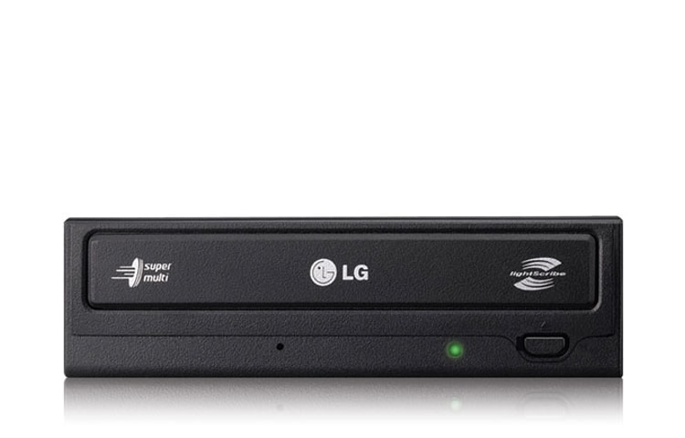 Front view of Internal 24X Super-Multi DVD SATA Rewriter with LightScribe TM  GH24LS70