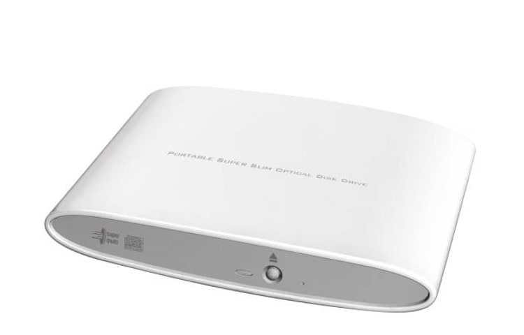 Front view of Super-Multi Portable Slim DVD Rewriter GP08NU20