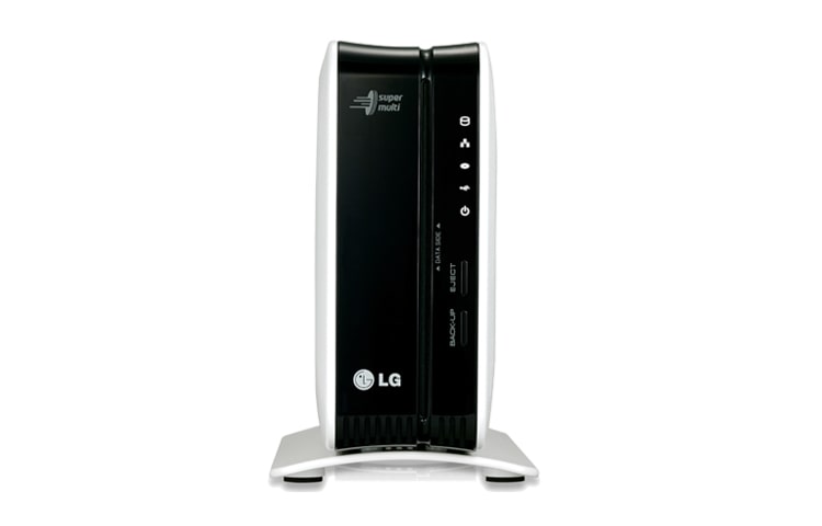 Front view of 1TB Super Multi NAS with DVD ReWriter N1T1DD1