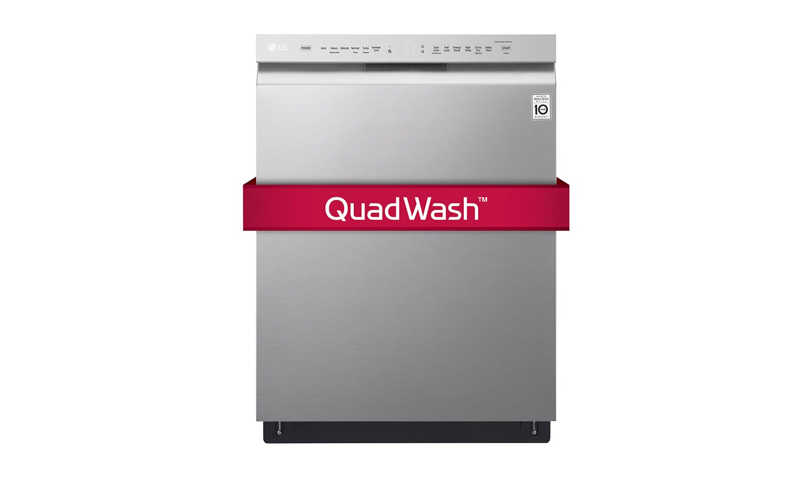 LG Front Control Dishwasher with QuadWash™ and EasyRack™ Plus, LDF5545ST