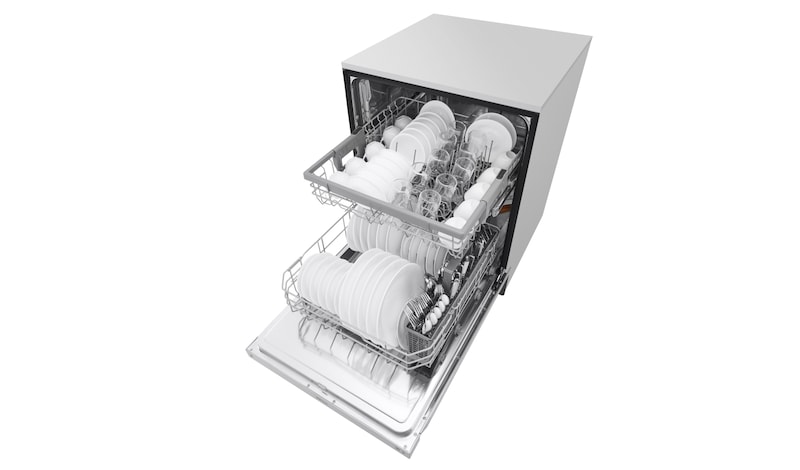 LG Front Control Dishwasher with QuadWash™ and EasyRack™ Plus, LDF5545ST