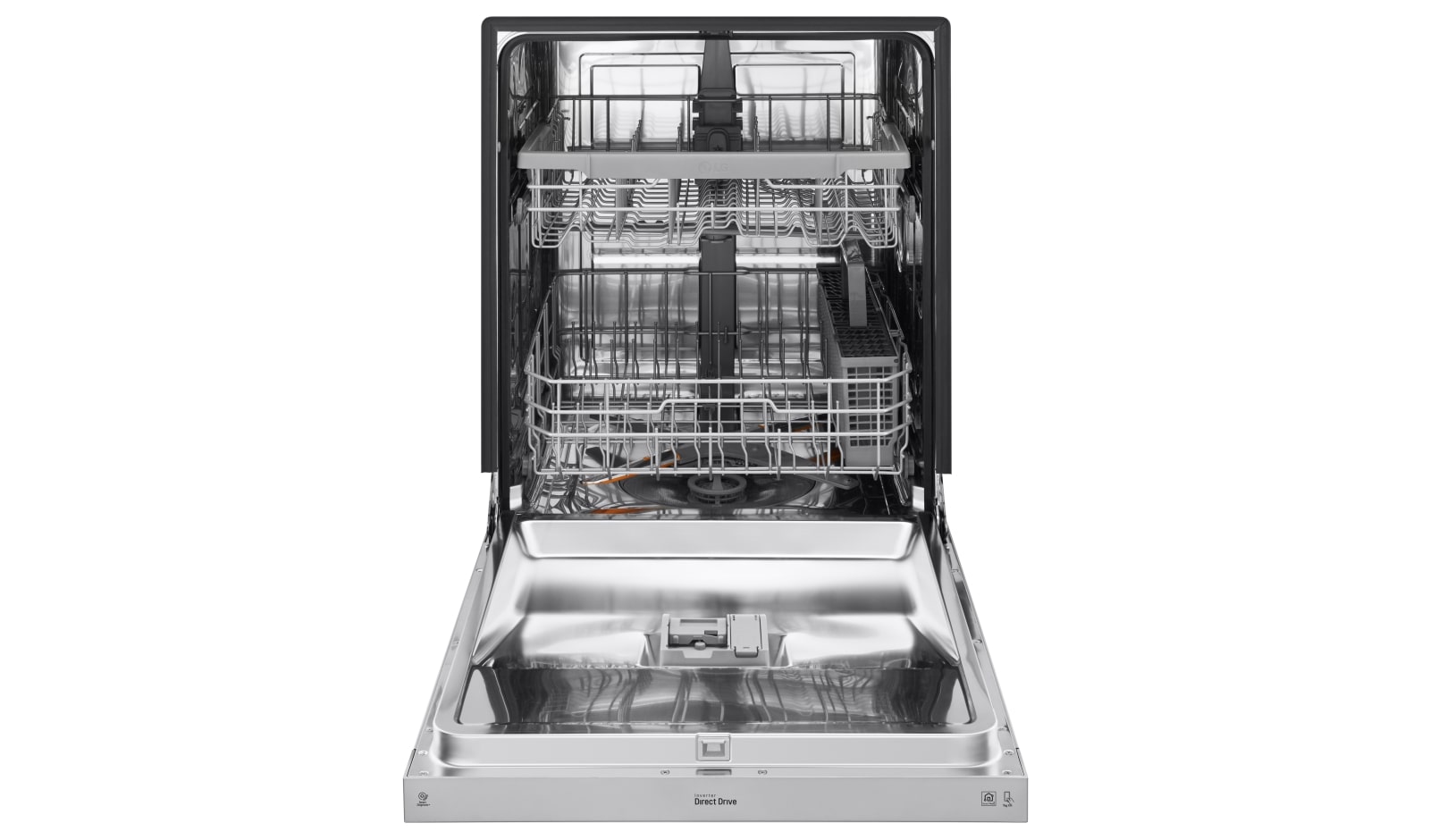 LG Front Control Dishwasher with QuadWash™ and EasyRack™ Plus, LDF5545ST