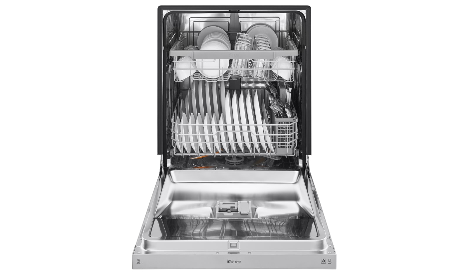 LG Front Control Dishwasher with QuadWash™ and EasyRack™ Plus, LDF5545ST