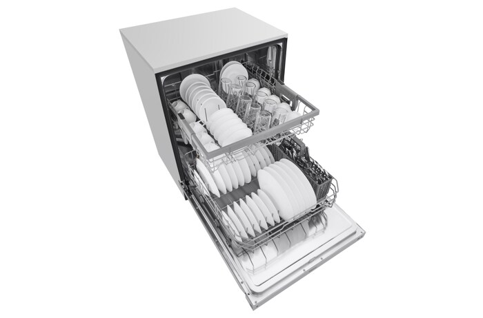 LG Front Control Dishwasher with QuadWash™ and EasyRack™ Plus, LDF5545ST