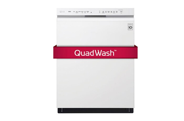 LG Front Control Dishwasher with QuadWash™ and EasyRack™ Plus, LDF5545WW