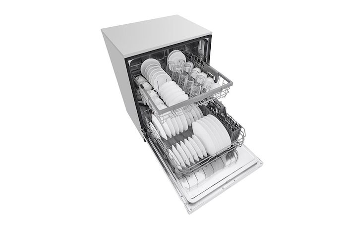 LG Front Control Dishwasher with QuadWash™ and EasyRack™ Plus, LDF5545WW