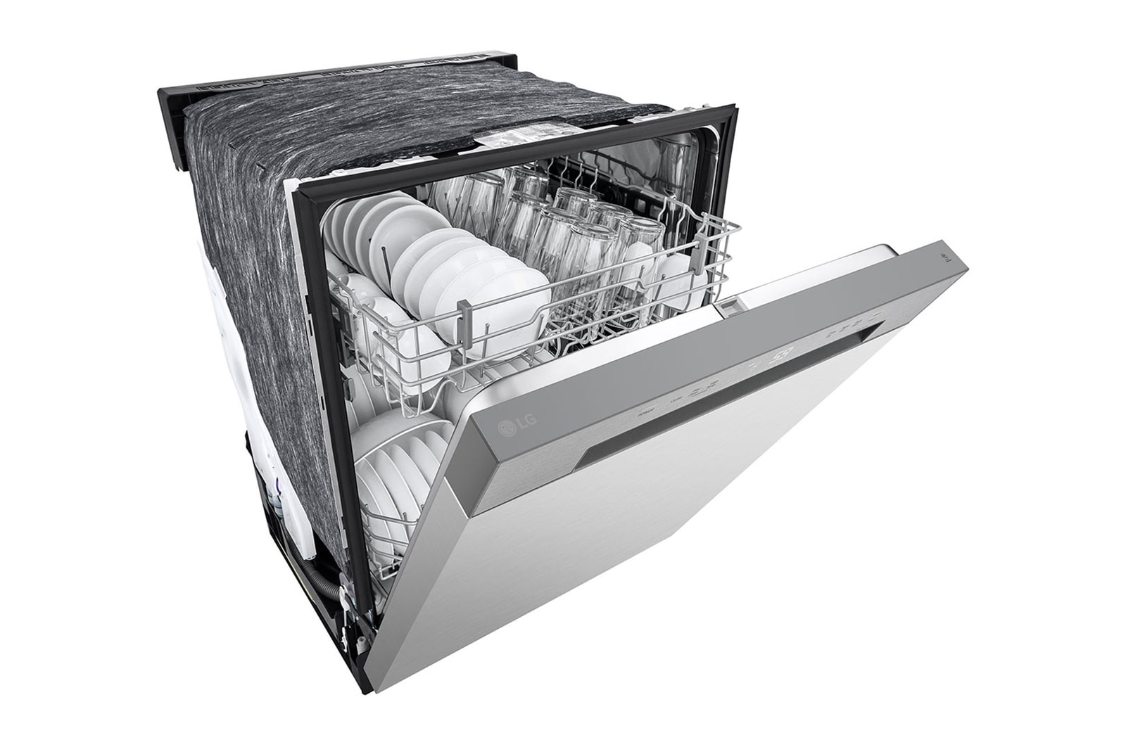 LG Front Control Dishwasher with LoDecibel Operation and Dynamic Dry™, LDFC2423V