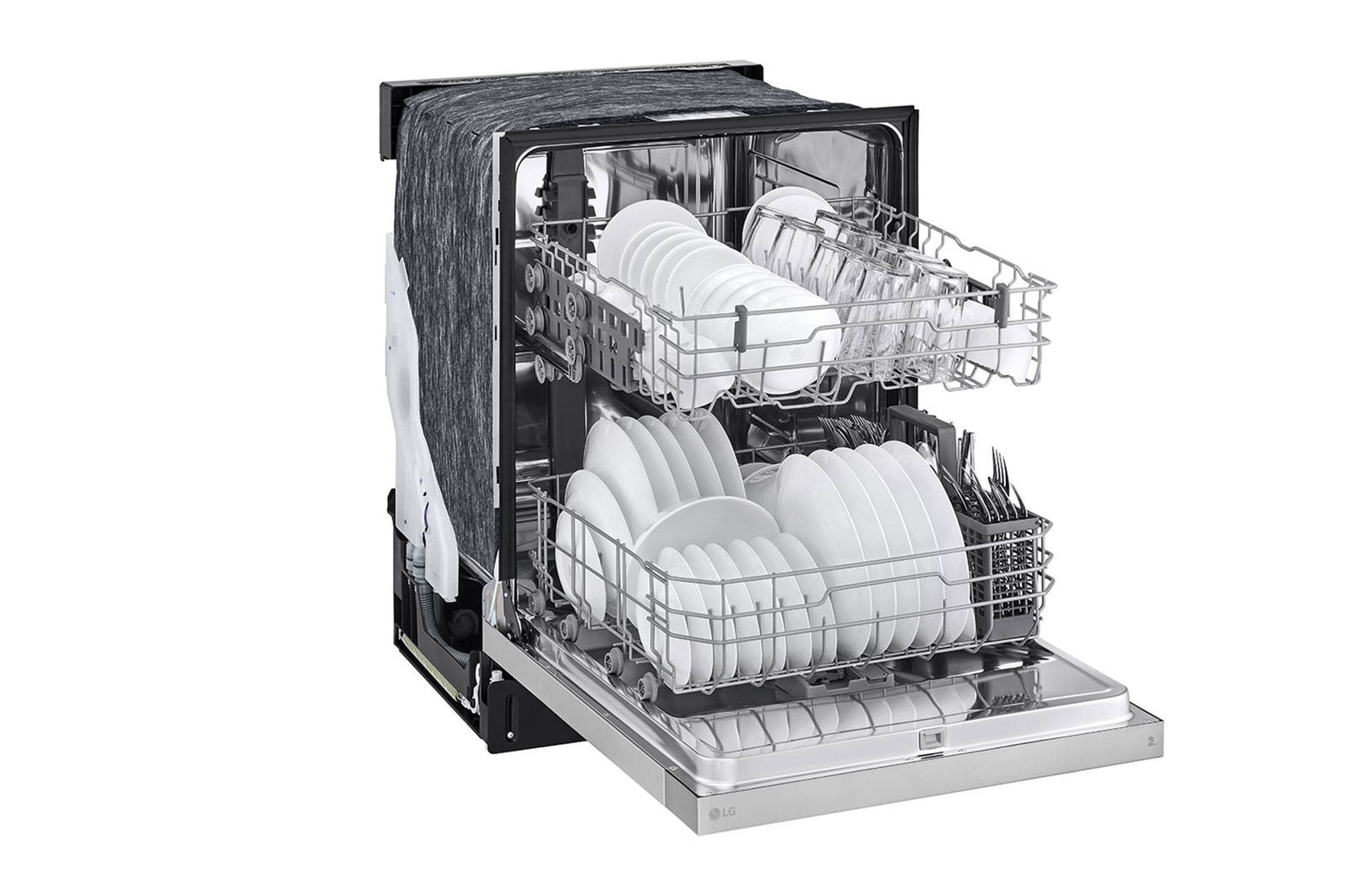 LG Front Control Dishwasher with LoDecibel Operation and Dynamic Dry™, LDFC2423V