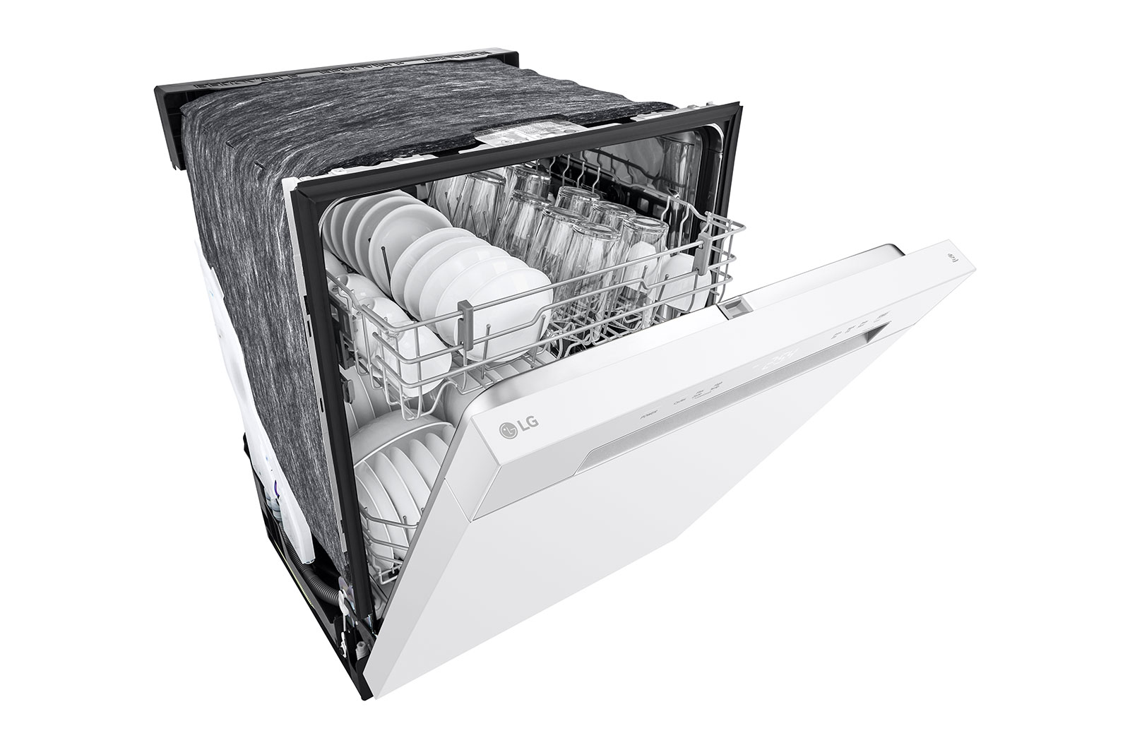 LG Front Control Dishwasher with LoDecibel Operation and Dynamic Dry™, LDFC2423W