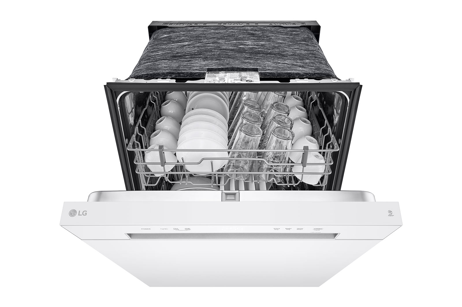 LG Front Control Dishwasher with LoDecibel Operation and Dynamic Dry™, LDFC2423W