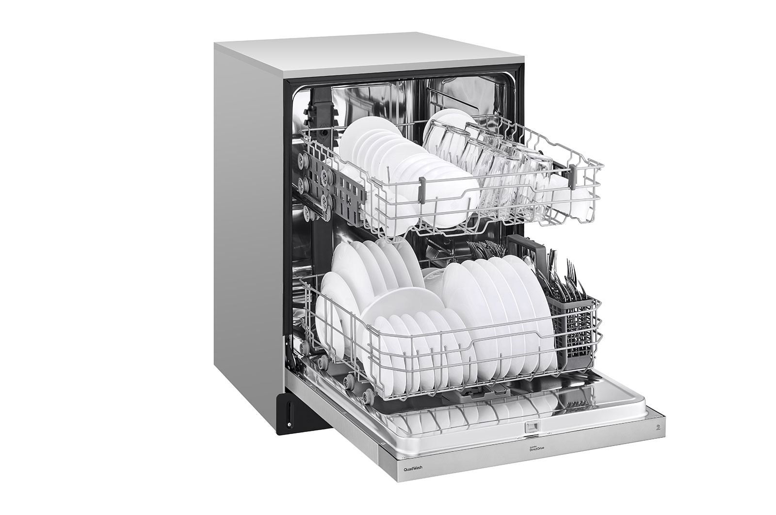LG Front Control Dishwasher with QuadWash® and EasyRack® Plus, LDFN3432T
