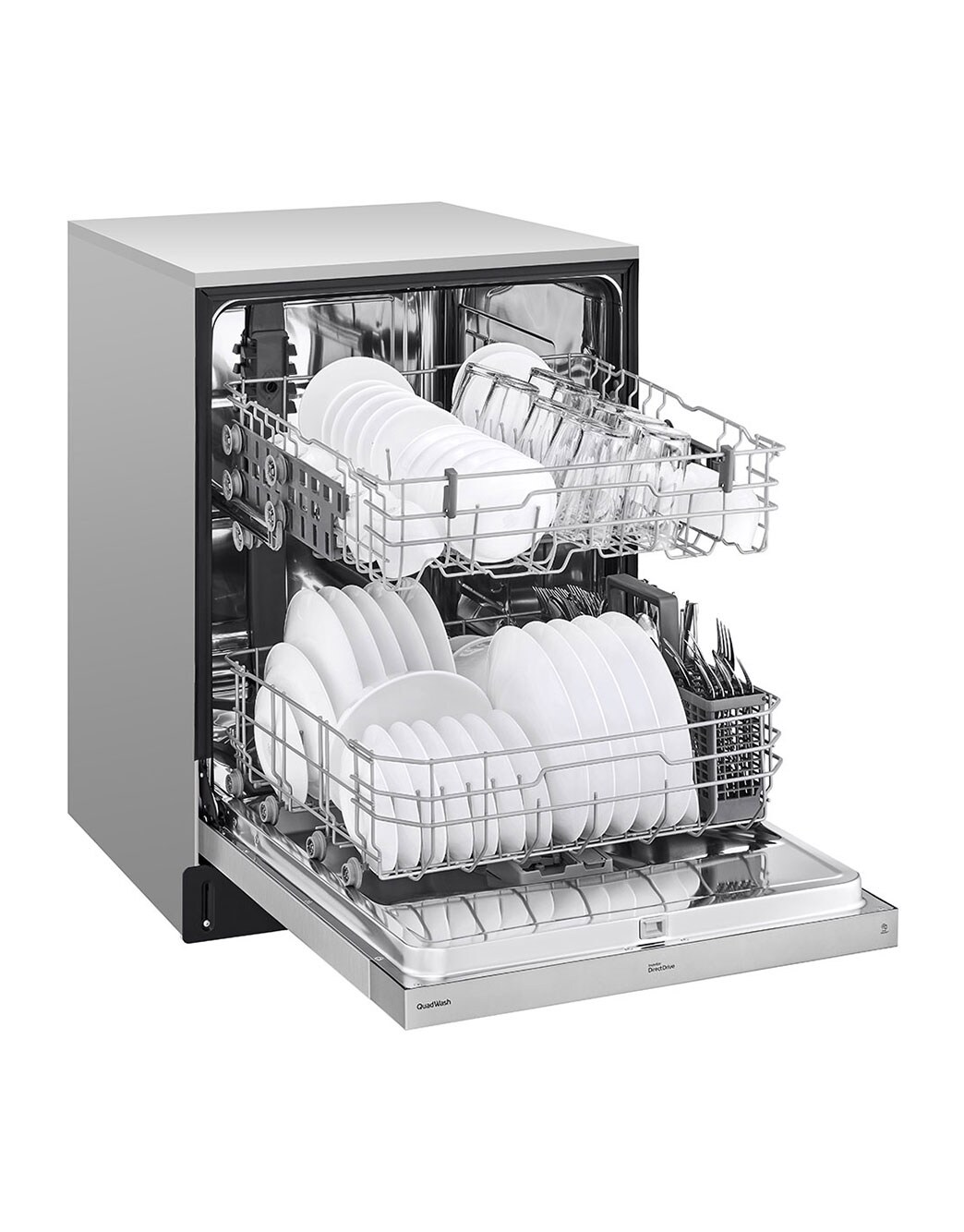 Front Control Dishwasher QuadWash LDFN3432T LG CA