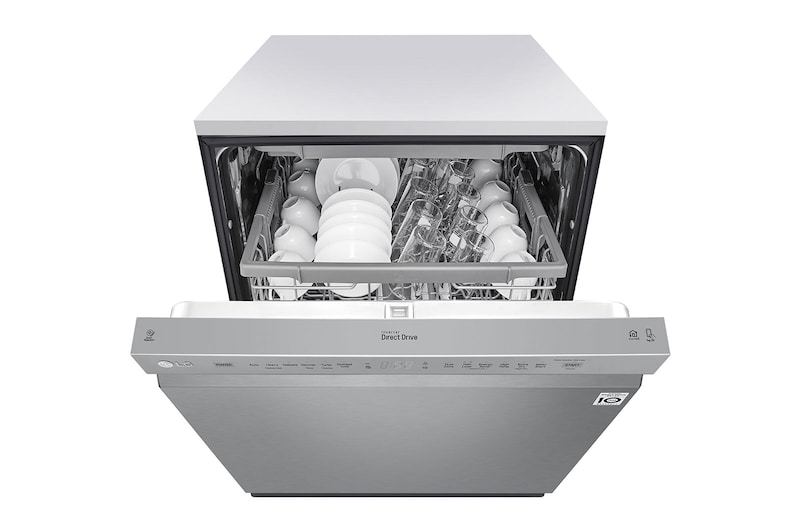 LG 24" QuadWash® & Dynamic Dry™ 48 dB, Front Control, Stainless, LG Dishwasher, LDFN4542S