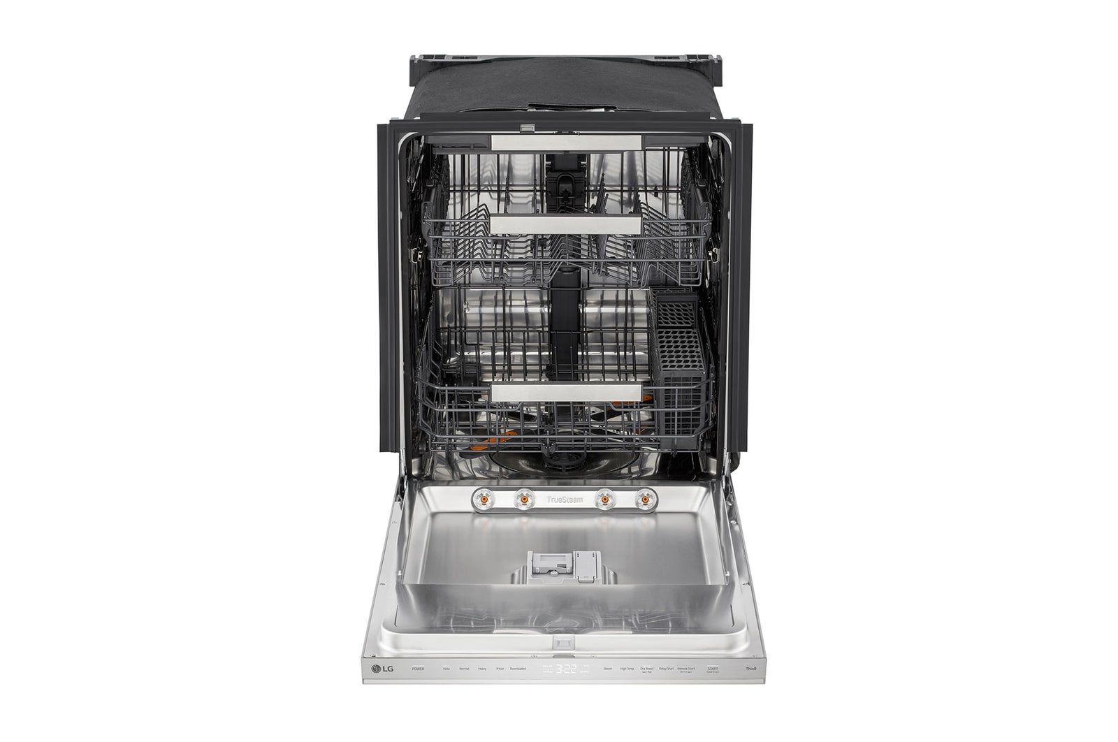 Front open empty view