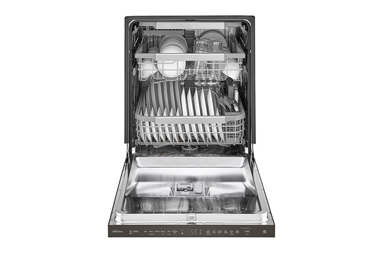 LG Top Control Dishwasher with QuadWash™ and Height Adjustable 3rd Rack, LDP6797BD