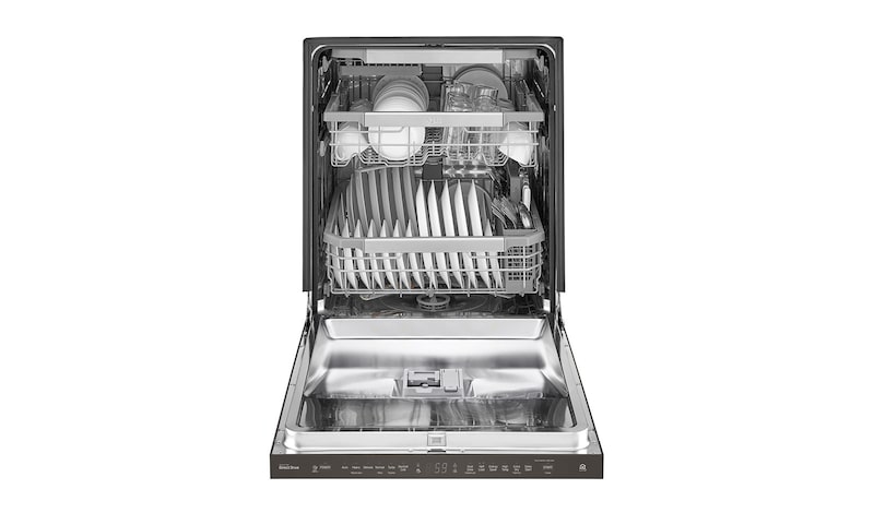 LG Top Control Dishwasher with QuadWash™ and Height Adjustable 3rd Rack, LDP6797BD