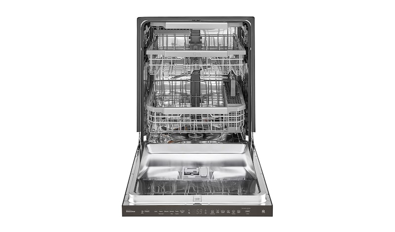 LG Top Control Dishwasher with QuadWash™ and Height Adjustable 3rd Rack, LDP6797BD