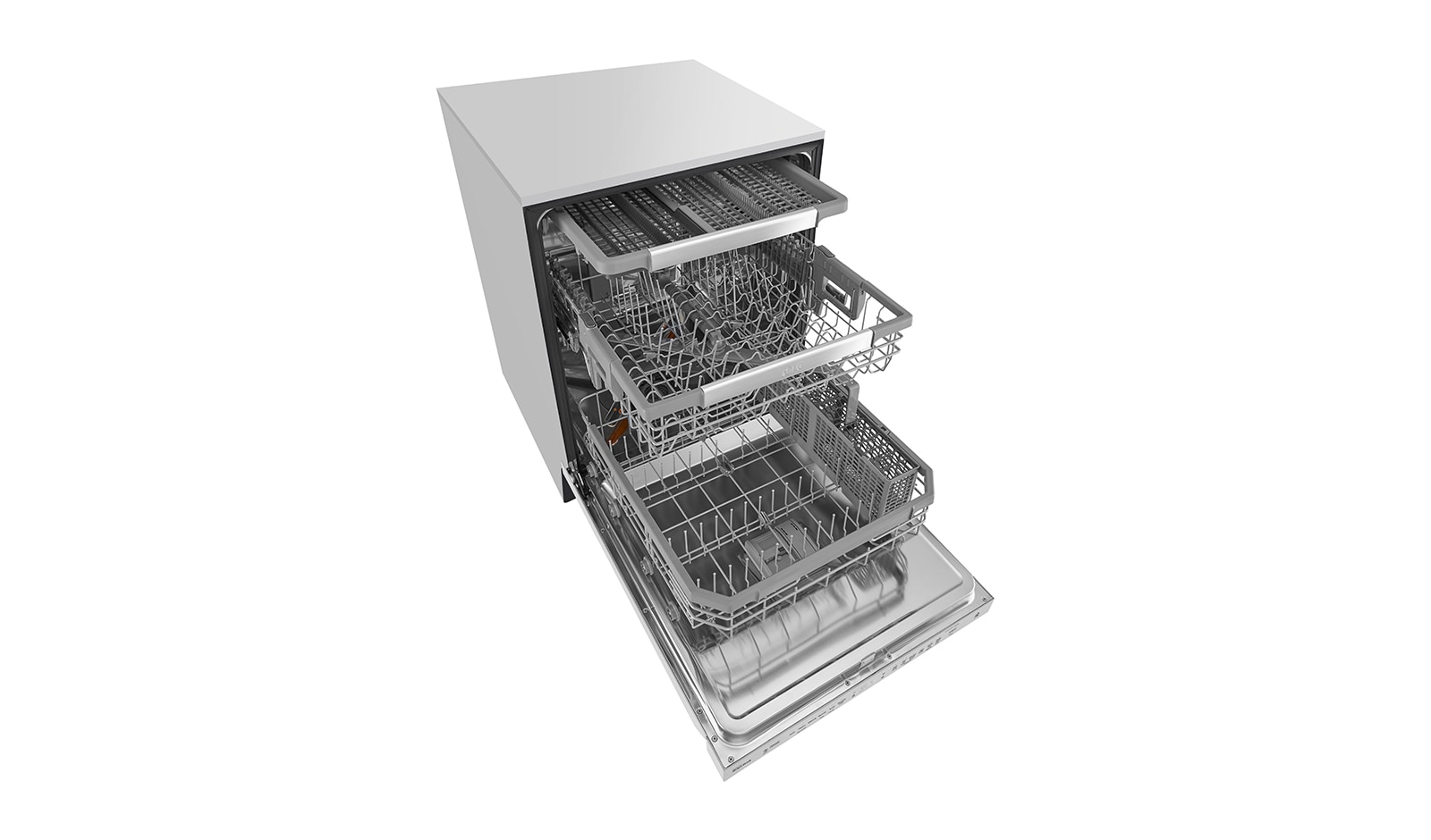 LG Smudge Resistant Top Control Dishwasher with QuadWash®, WiFi Connectivity and 3rd Rack, LDP6797SS