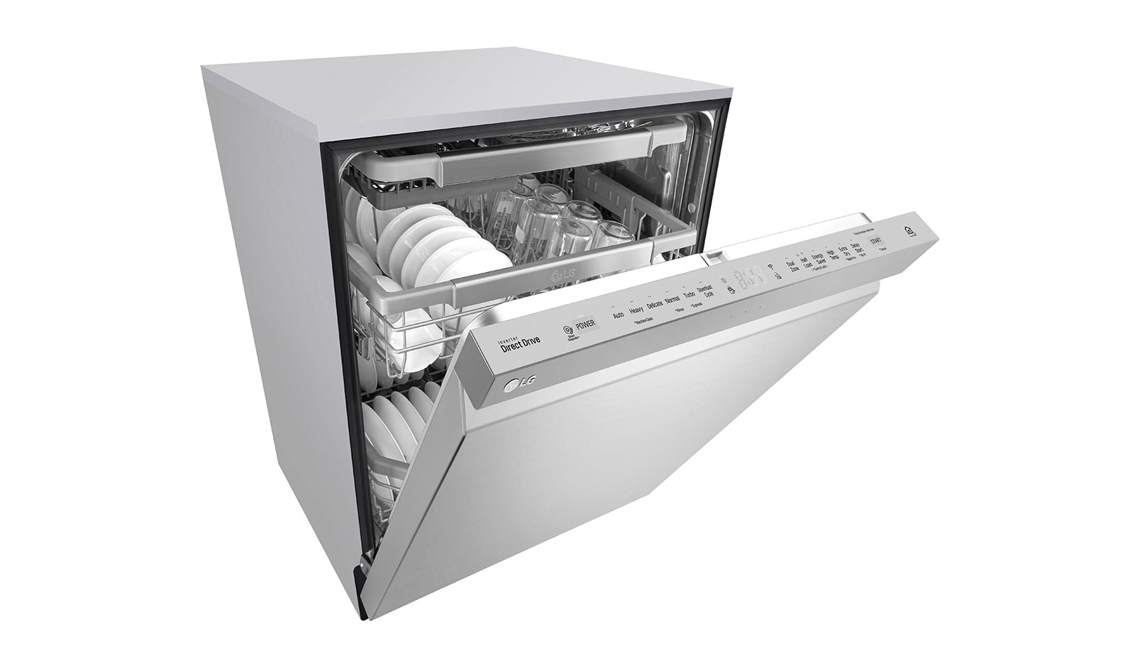 LG Smudge Resistant Top Control Dishwasher with QuadWash®, WiFi Connectivity and 3rd Rack, LDP6797SS