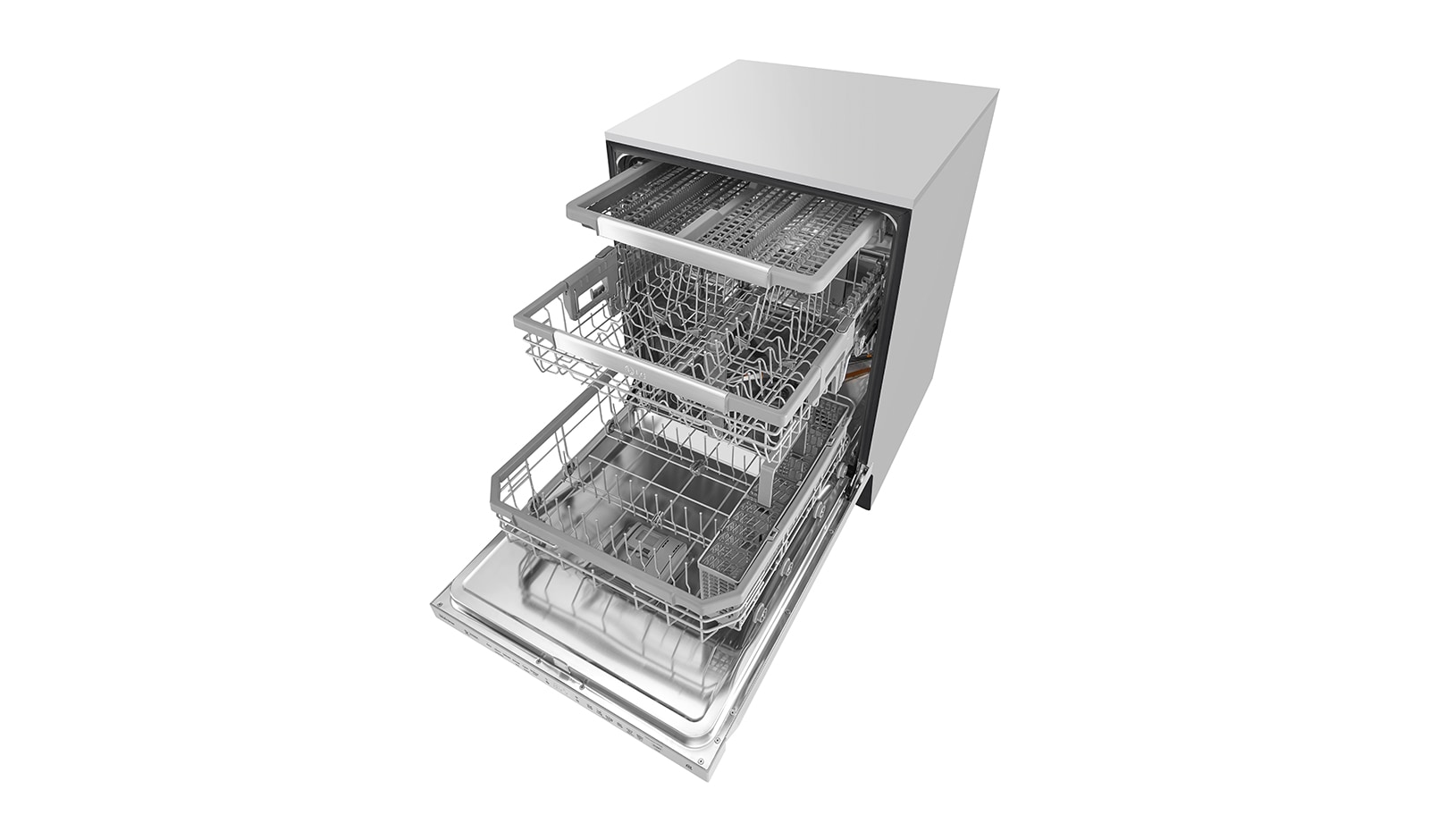 LG Smudge Resistant Top Control Dishwasher with QuadWash®, WiFi Connectivity and 3rd Rack, LDP6797SS