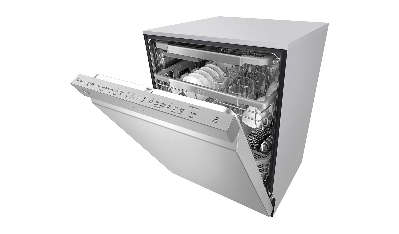 LG Smudge Resistant Top Control Dishwasher with QuadWash®, WiFi Connectivity and 3rd Rack, LDP6797SS