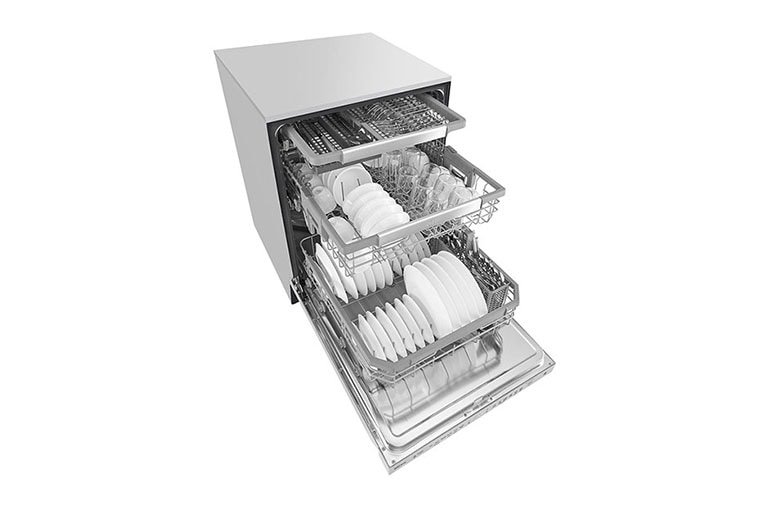 LG Smudge Resistant Top Control Dishwasher with QuadWash®, WiFi Connectivity and 3rd Rack, LDP6797SS