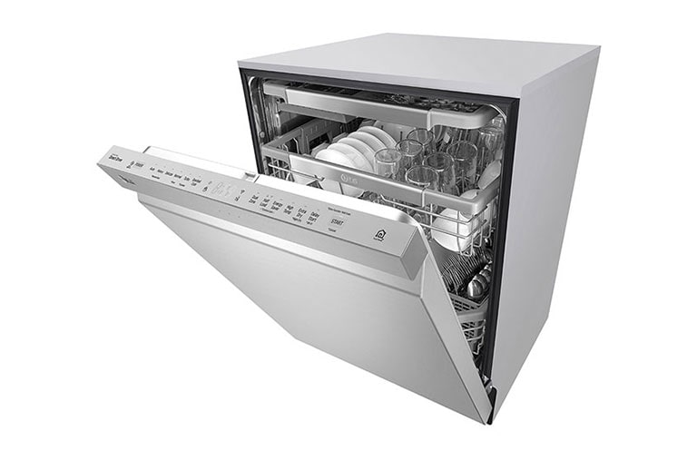 LG Top Control Dishwasher with QuadWash™ and Height Adjustable 3rd Rack, LDP6797ST