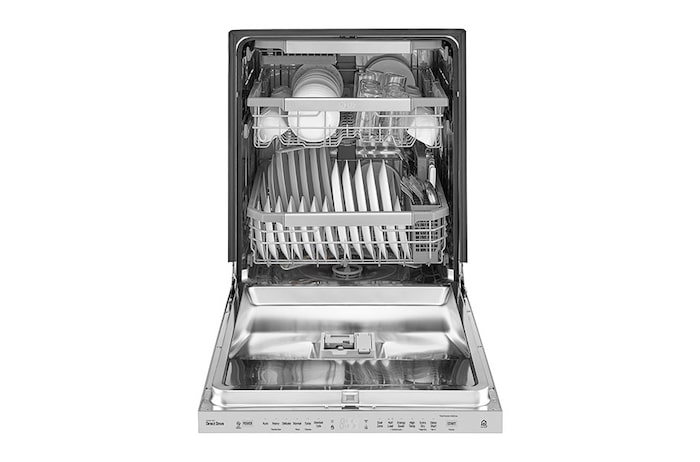 LG Top Control Dishwasher with QuadWash™ and Height Adjustable 3rd Rack, LDP6797ST