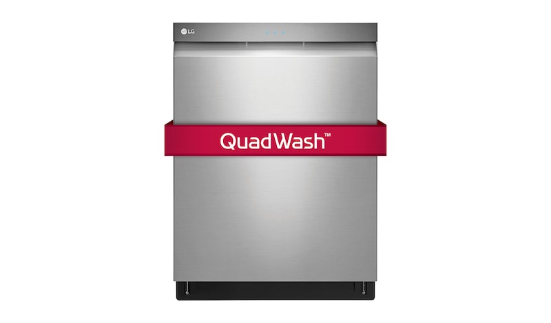 LG Top Control Dishwasher with QuadWash™ and Height Adjustable 3rd Rack, LDP6797ST