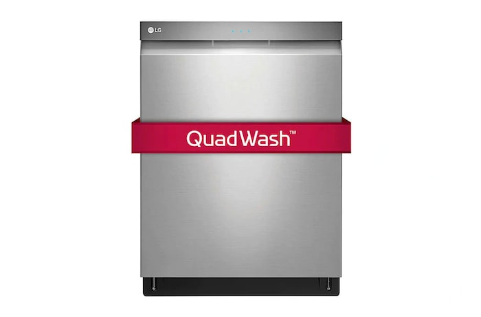 LG Top Control Dishwasher with QuadWash™ and Height Adjustable 3rd Rack, LDP6797ST
