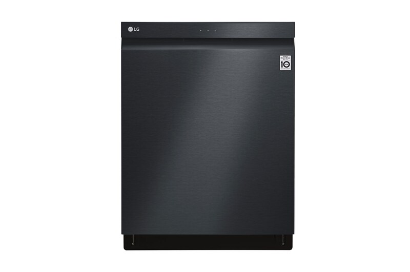 LG Matte Black Top Control Dishwasher with TrueSteam®, QuadWash® and 3rd Rack, LDP6809BM
