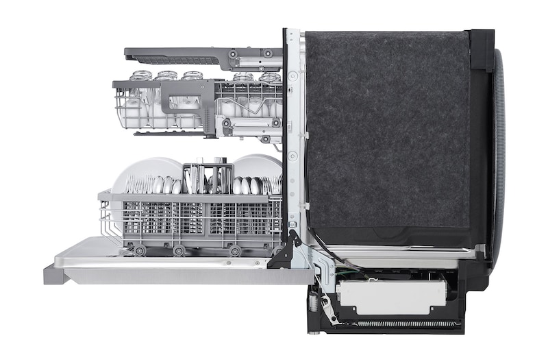 LG Smudge Resistant Top Control Dishwasher with TrueSteam®, QuadWash® and 3rd Rack, LDP6809SS