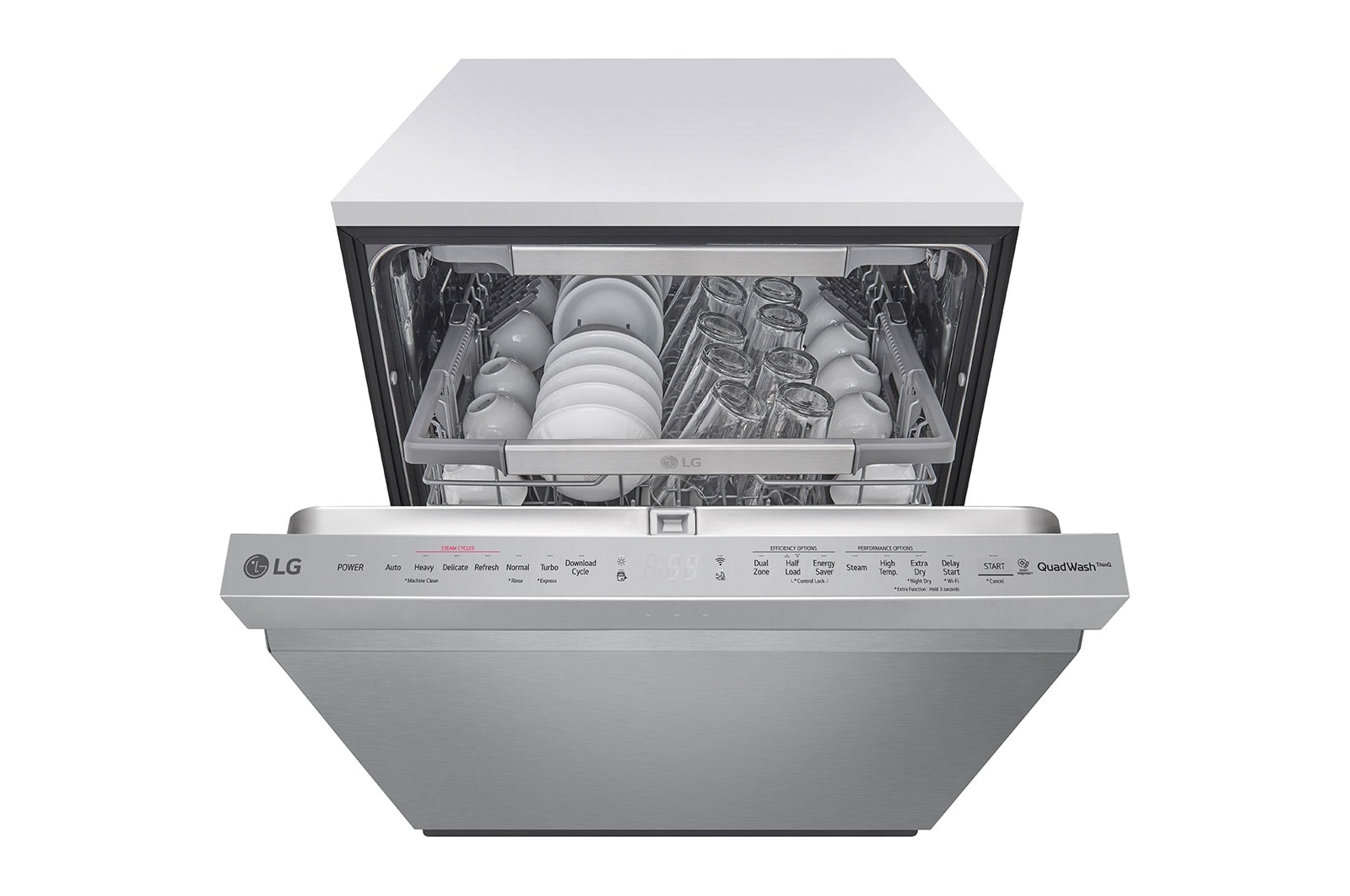 LG Smudge Resistant Top Control Dishwasher with TrueSteam®, QuadWash® and 3rd Rack, LDP6810SS