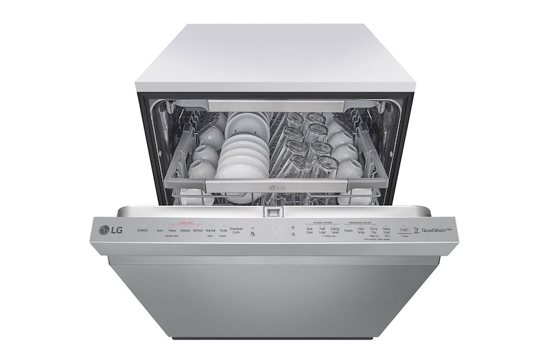 LG Smudge Resistant Top Control Dishwasher with TrueSteam®, QuadWash® and 3rd Rack, LDP6810SS