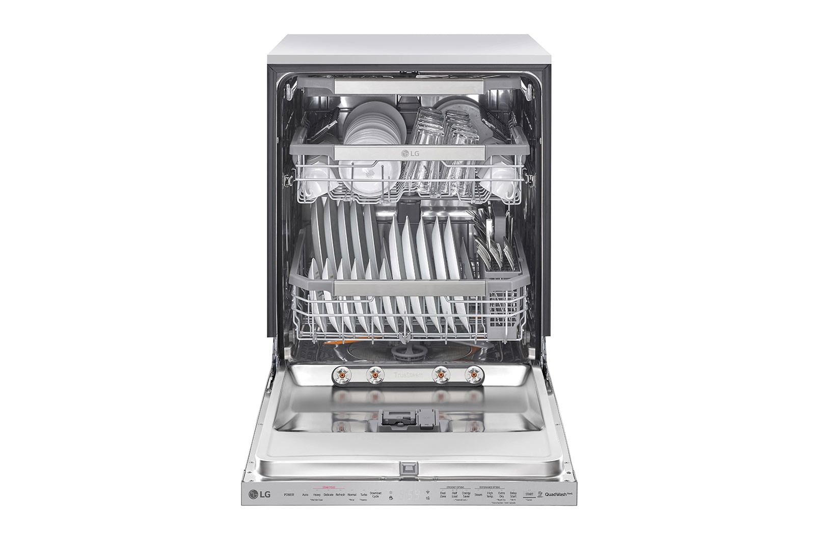 LG Smudge Resistant Top Control Dishwasher with TrueSteam®, QuadWash® and 3rd Rack, LDP6810SS