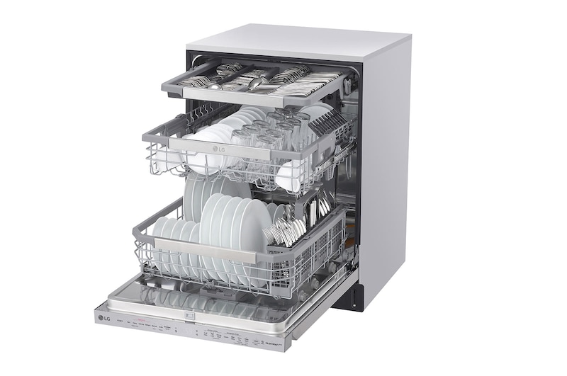 LG Smudge Resistant Top Control Dishwasher with TrueSteam®, QuadWash® and 3rd Rack, LDP6810SS