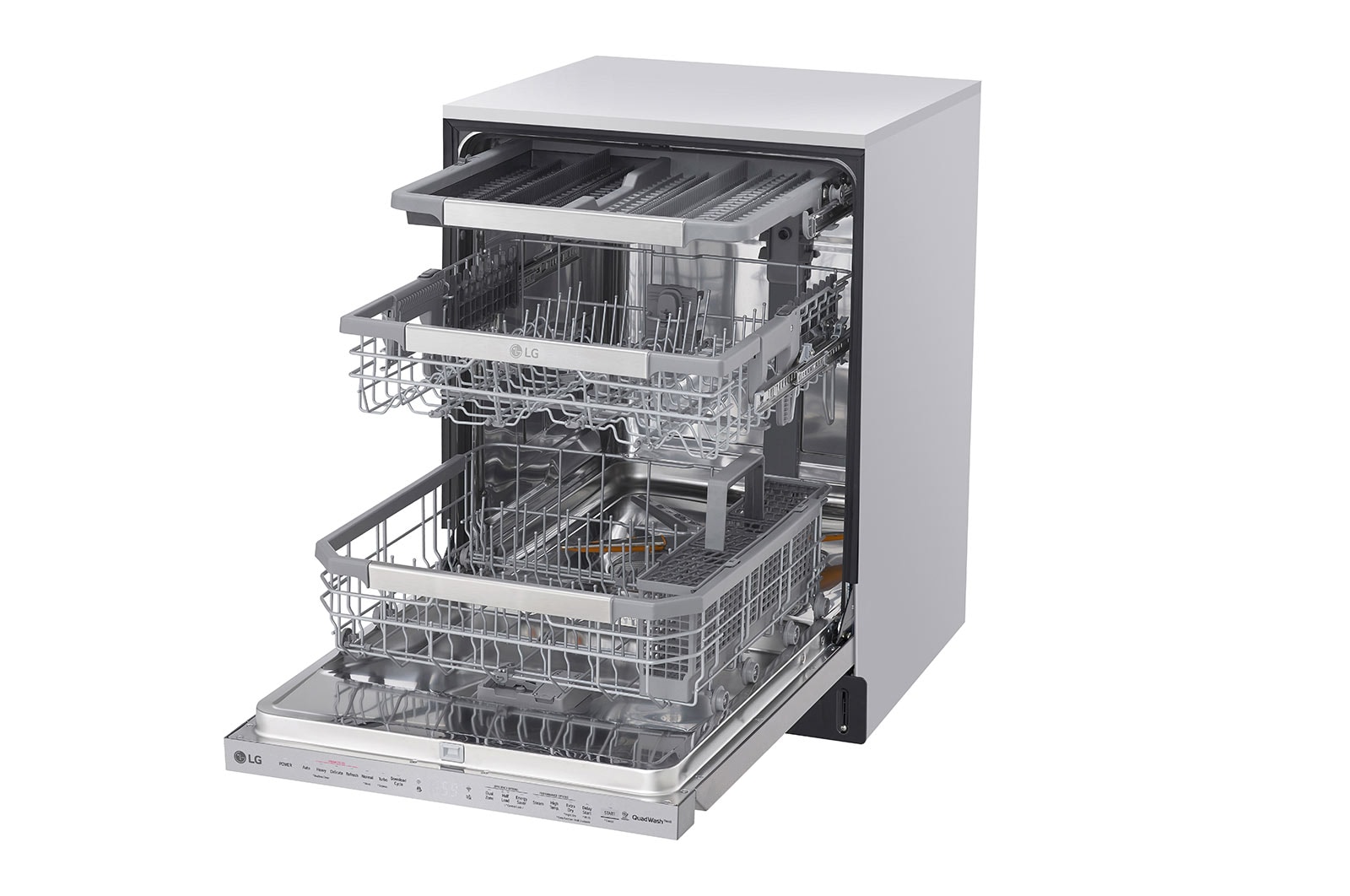 LG Smudge Resistant Top Control Dishwasher with TrueSteam®, QuadWash® and 3rd Rack, LDP6810SS