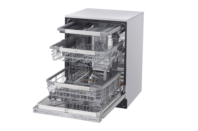 LG Smudge Resistant Top Control Dishwasher with TrueSteam®, QuadWash® and 3rd Rack, LDP6810SS