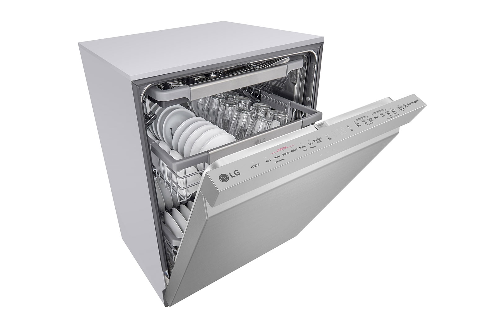 LG Smudge Resistant Top Control Dishwasher with TrueSteam®, QuadWash® and 3rd Rack, LDP6810SS