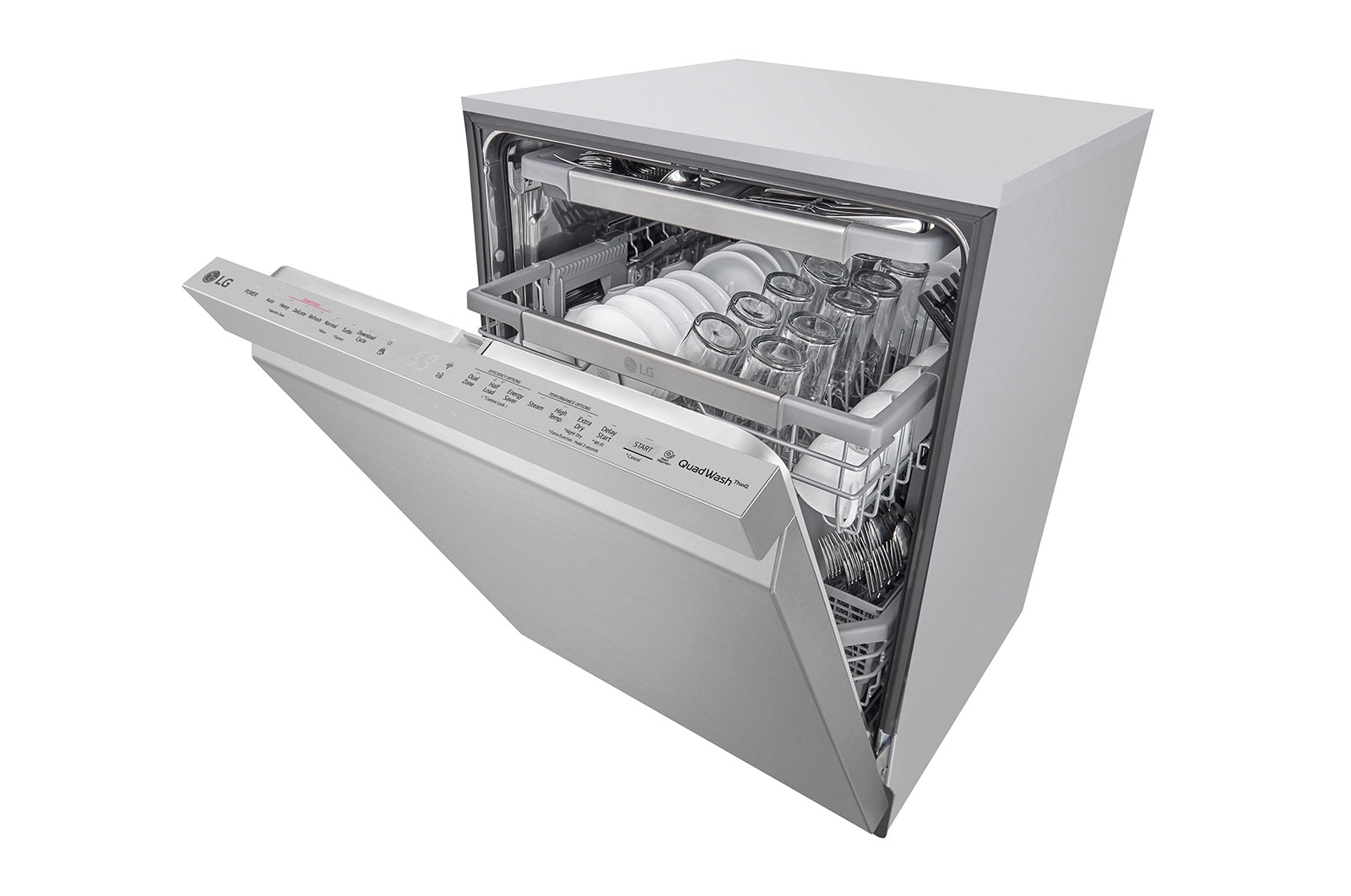 LG Smudge Resistant Top Control Dishwasher with TrueSteam®, QuadWash® and 3rd Rack, LDP6810SS